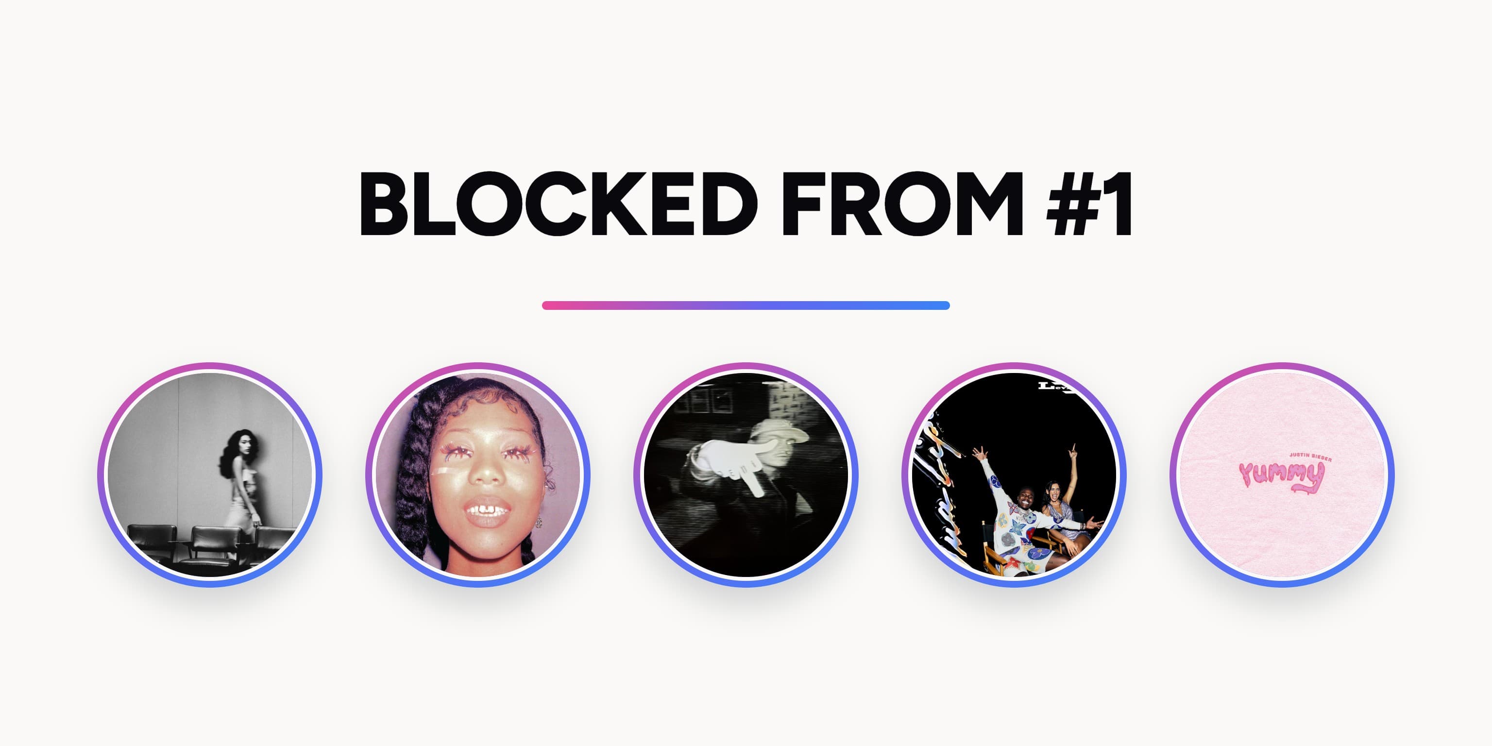 20 Songs Notoriously Blocked From #1 on the Hot 100 This Decade